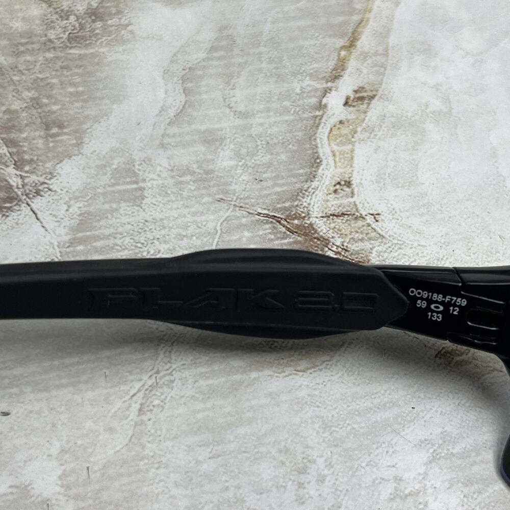 Oakley Men's Flak 2.0 Sunglasses Blue Lens OO9188 F759 59-12-133 Prizm P - Picture 5 of 12